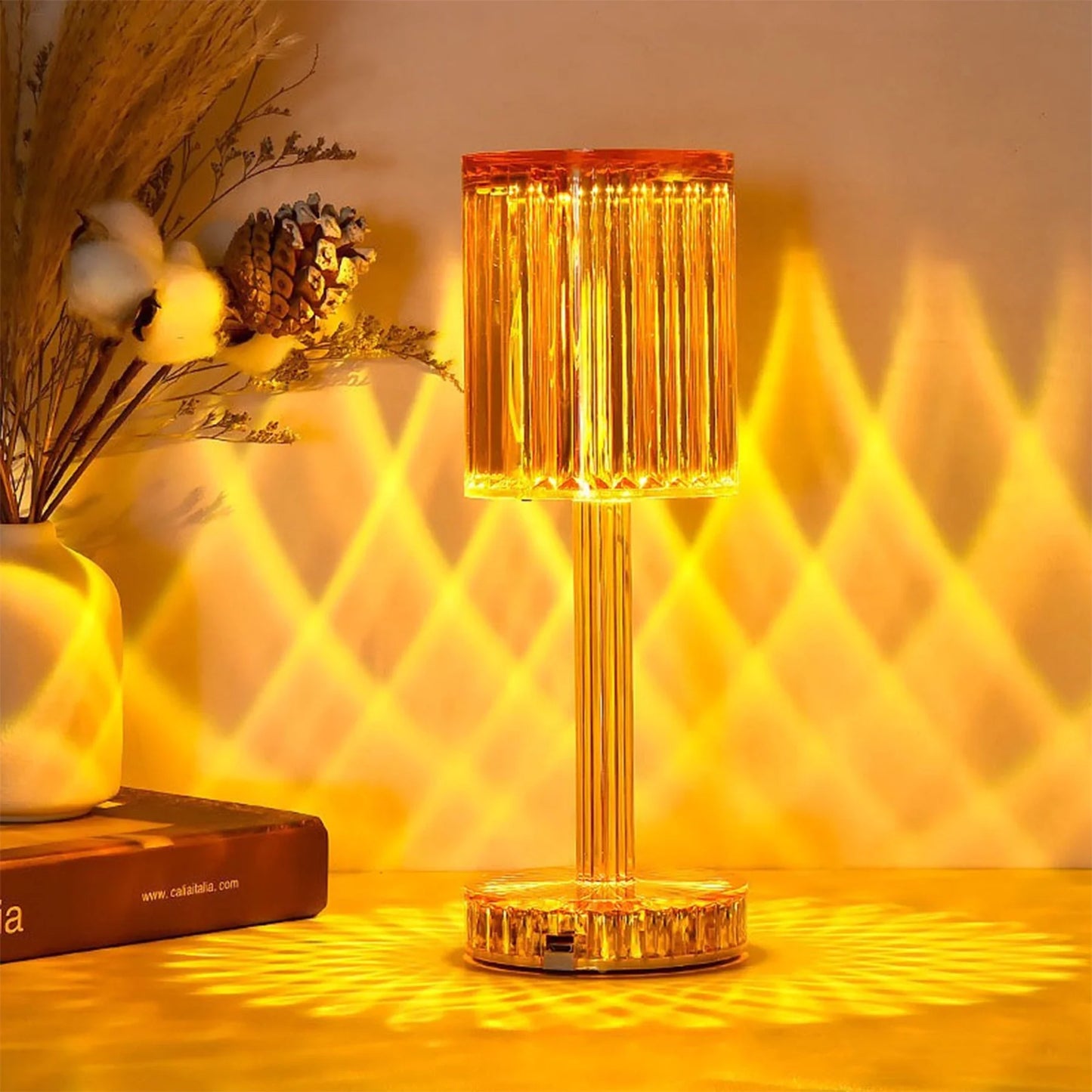 Crystal Diamond Table Lamp
