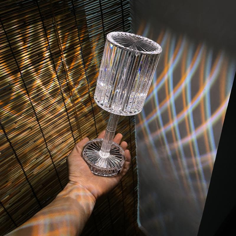 Crystal Diamond Table Lamp